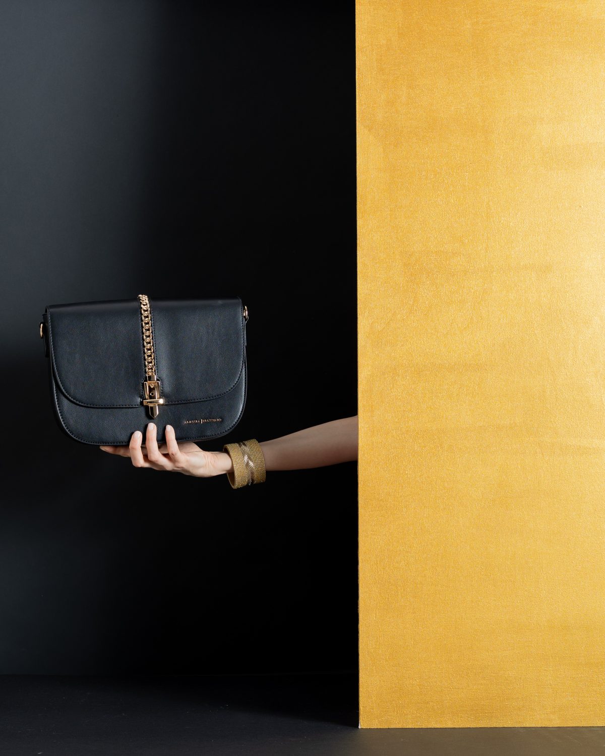 borsa a spalla Nera