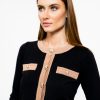 giacca donna maglia tasche