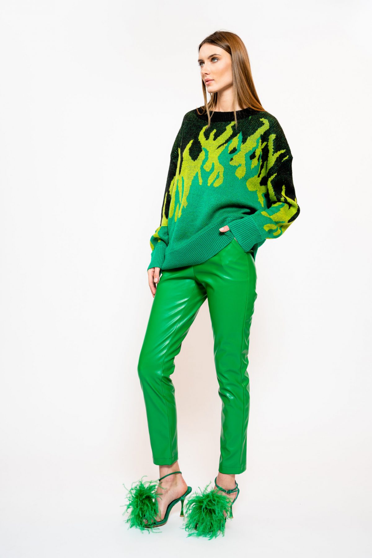 maglia donna fiamme