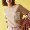 T-shirt donna ricamata
