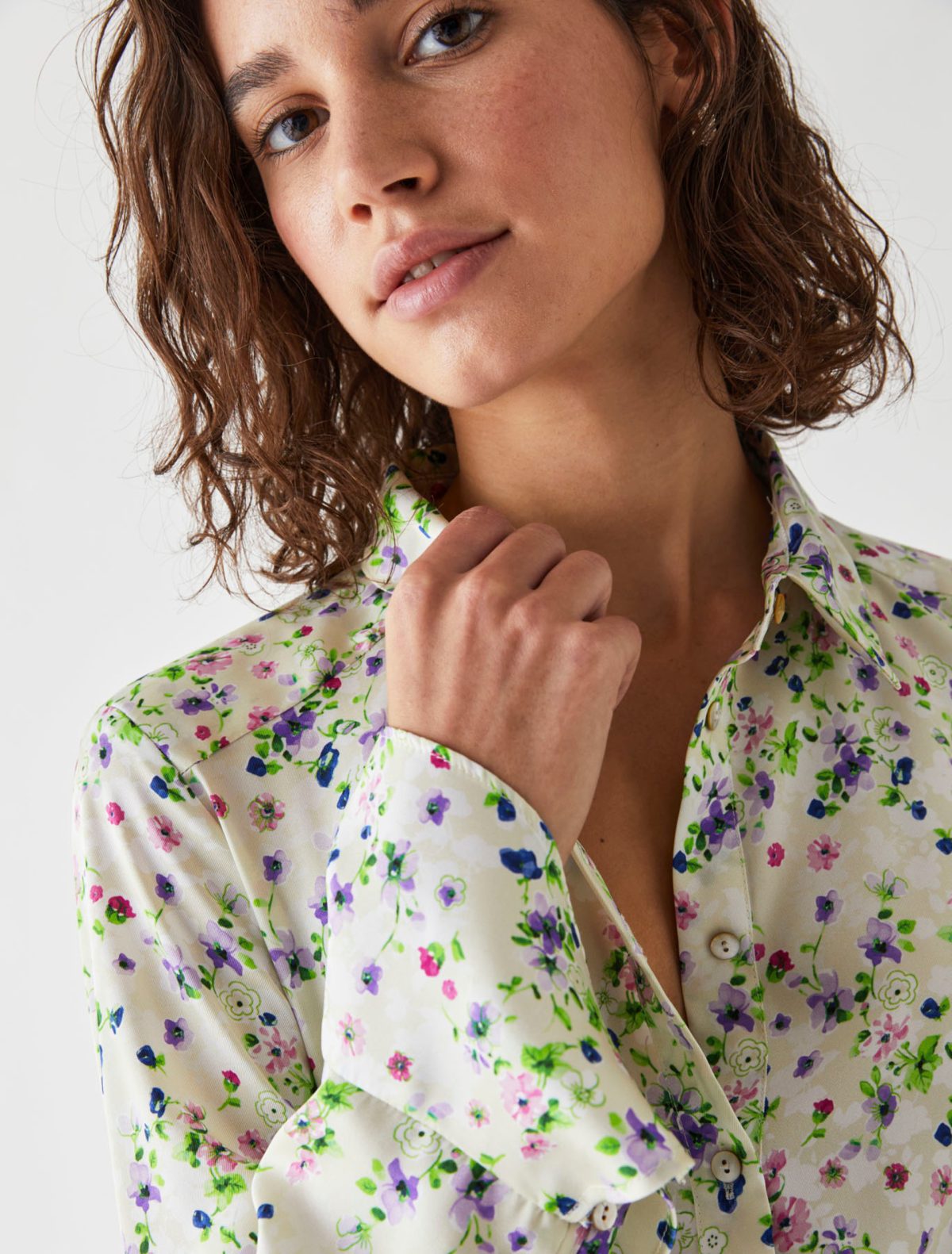 camicia donna stampata