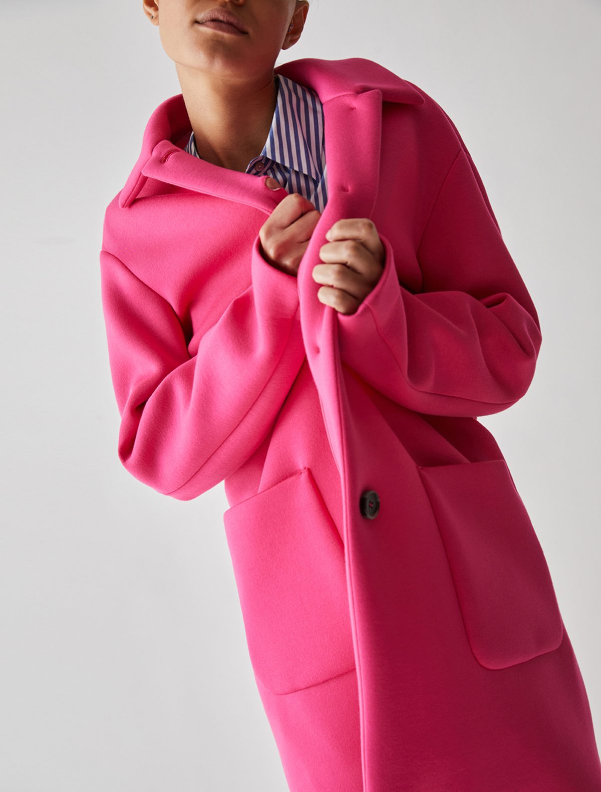 cappotto in jersey
