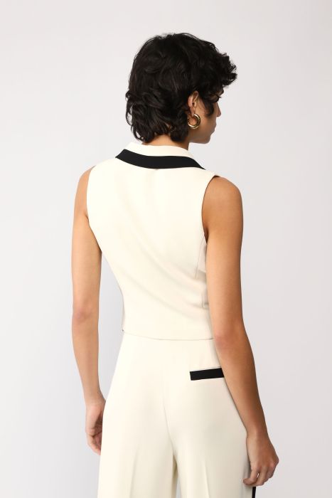 gilet donna con revers