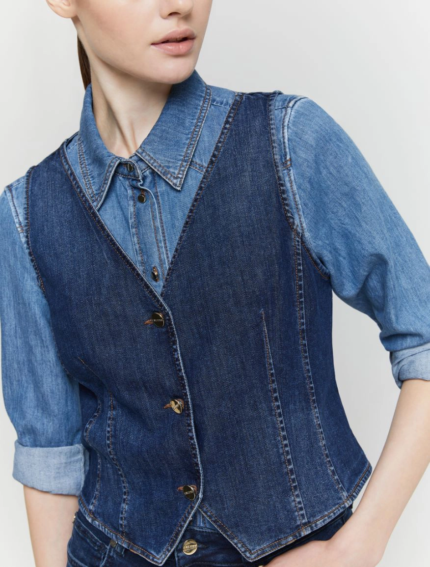 Gilet sfiancato AGADIR  I BLUES