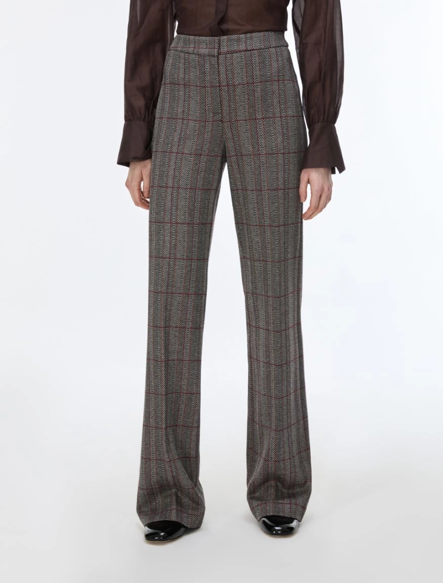 PANTALONI JACQUARD Nero IBLCOMUNE - iblues