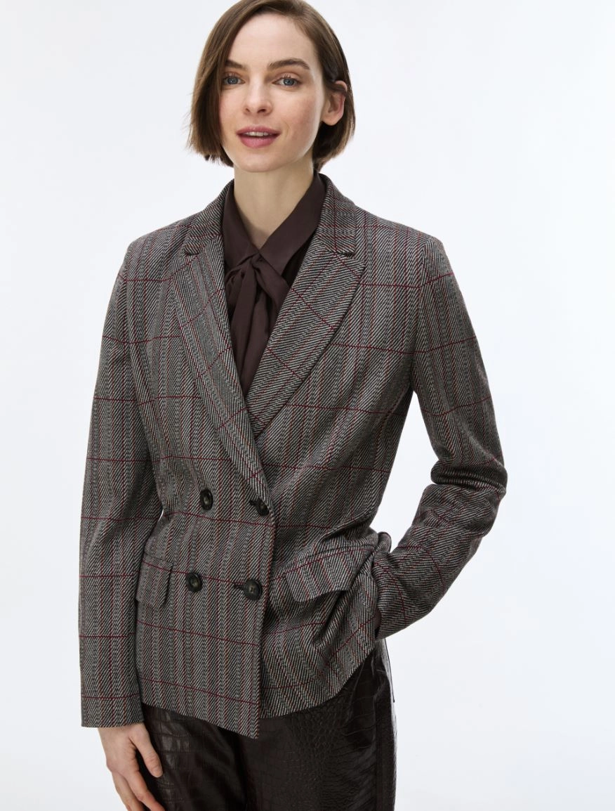 BLAZER IN JERSEY IBLTAILORING -i blues